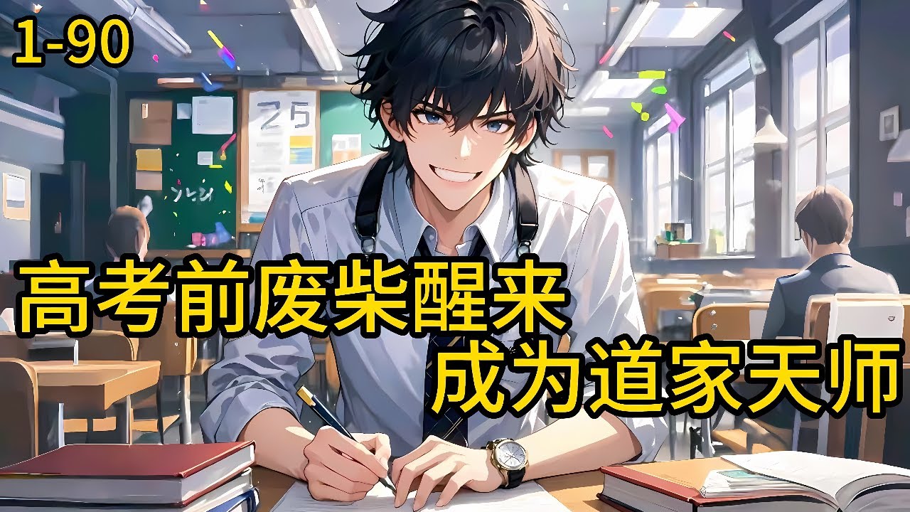 《高考前，废柴醒来成为道家天师》1-90，成绩倒数第一，妥妥的废柴。　　高考前，一场意外，他醒了过来。他好似做了个梦。梦中，他成为道家天师的关门弟子，学习了一身的本领。#都市 #热血 #漫畫#爽文