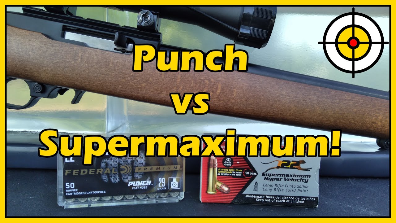Есть ли НОВЫЙ король проникновения? .22LR Federal Punch против Aguila Supermaximum, тест на балли...