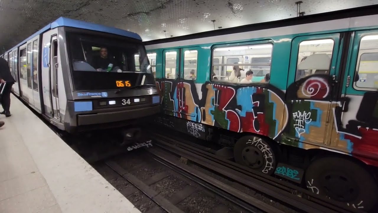 Spot à Bercy - Métro 6 : MP73 et MP89 cc.