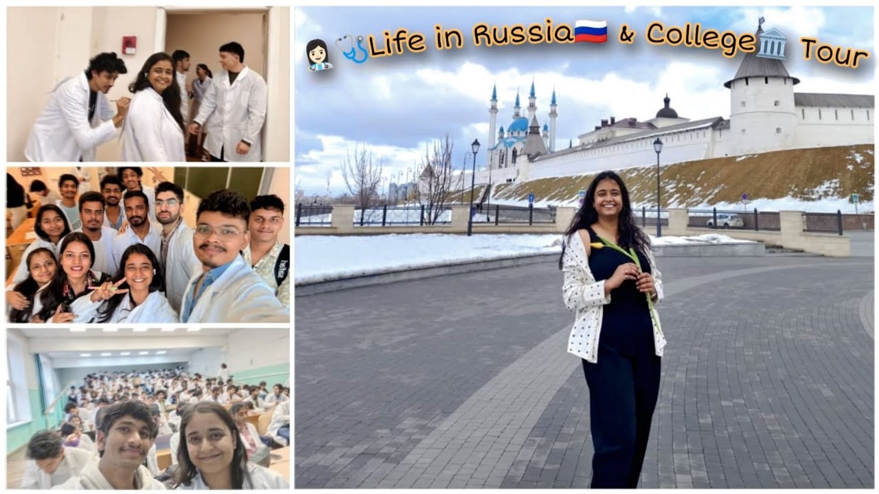 Life of Indian MBBS Student in Russia 🇷🇺| Study MBBS Abroad 2025 | Mari State University Vlog #vlog