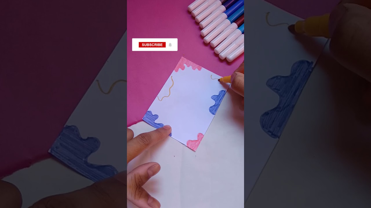Part-1 Easy paper craft /making name slip for notebook#shorts#shortsvideo