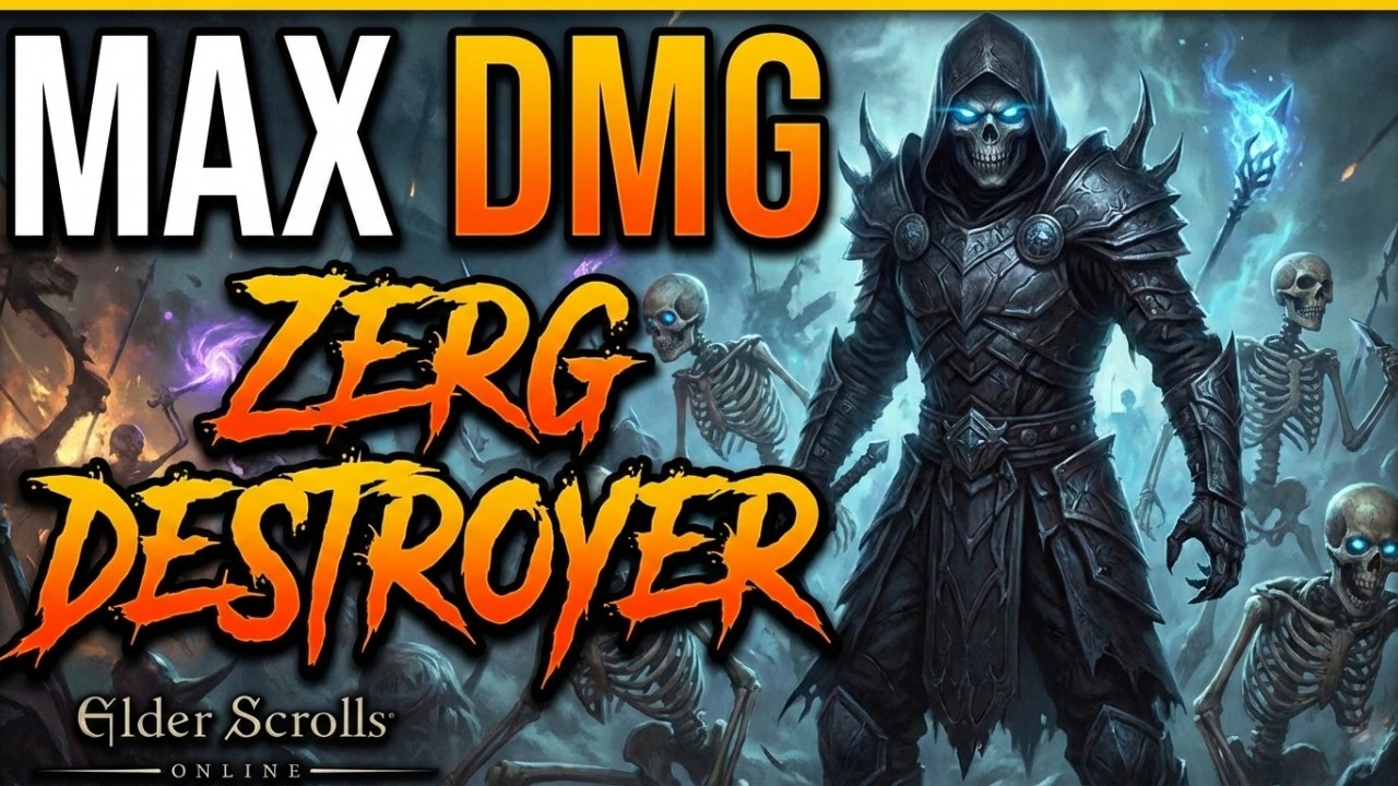 ESO| BEST Necromancer PVP BUILD | 1vX Gameplay