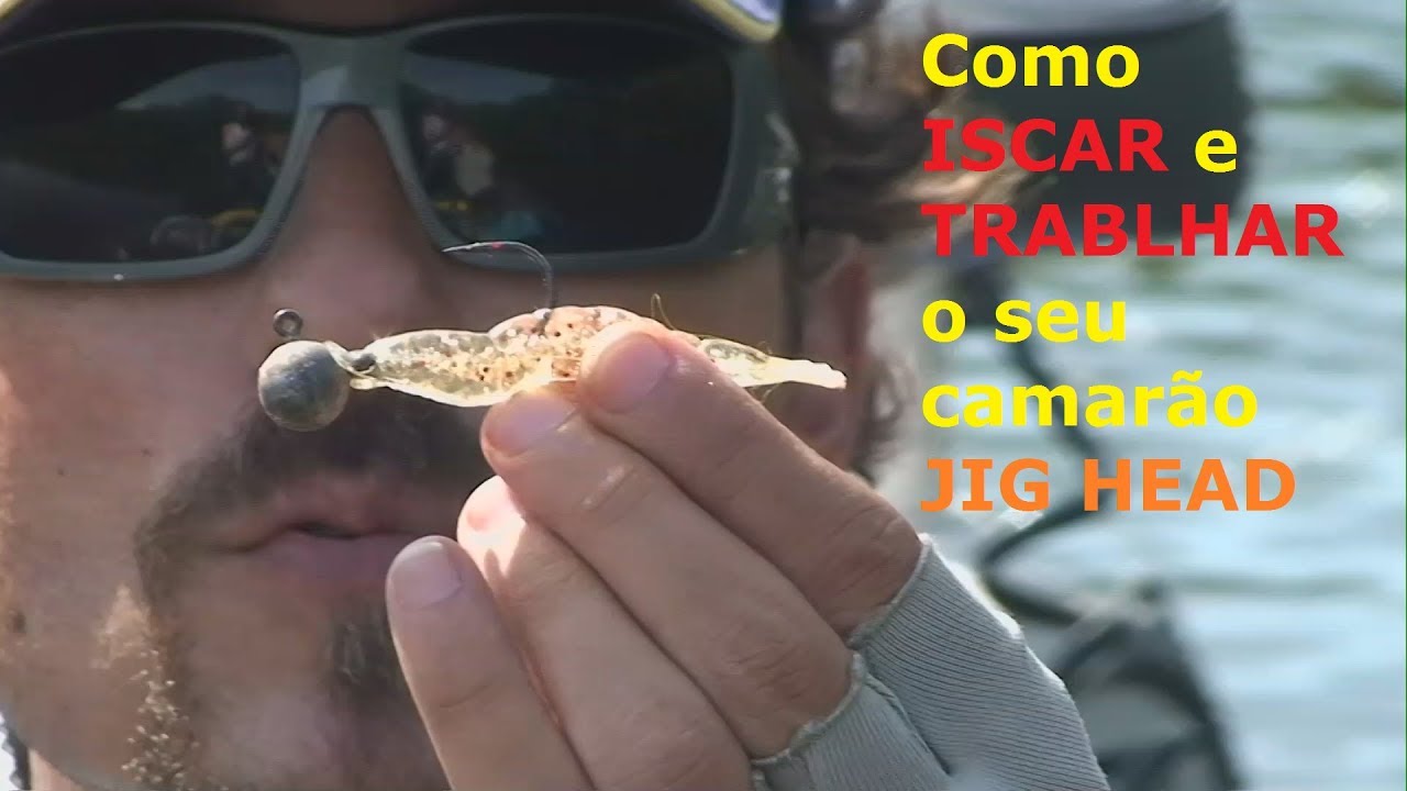 Como Iscar e trabalhar o camarão jig head