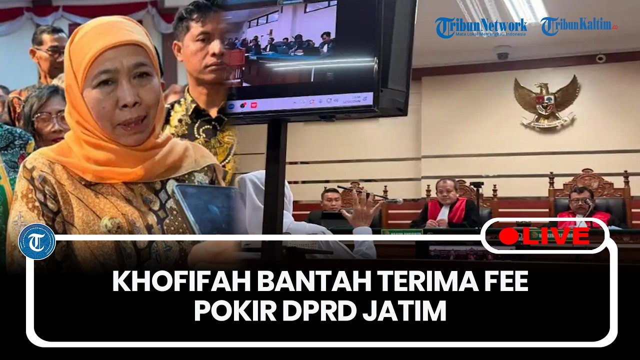 🔴LIVE: Gubernur Khofifah Bantah Terima Fee Dana Hibah Pokir DPRD Jatim