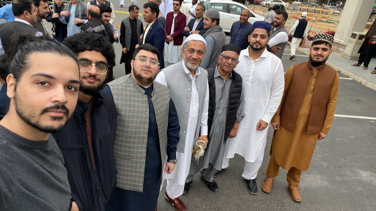 Muslim community celebrate Eid first day in Musjid Yusuf Richmond Virginia.🇺🇸🇺🇸🇺🇸