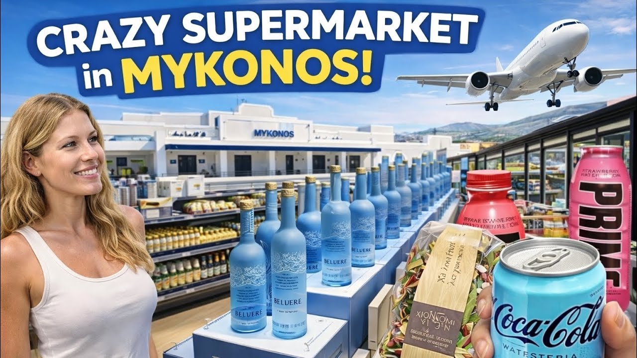 Mykonos Luxuriest Supermarket 🏪 with exclusive products 🇬🇷