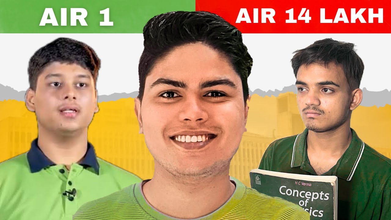IIT JEE : AIR 1 v/s AIR 14 Lakh | 7 Habits of topper , failures don't know | Snehit Mishra