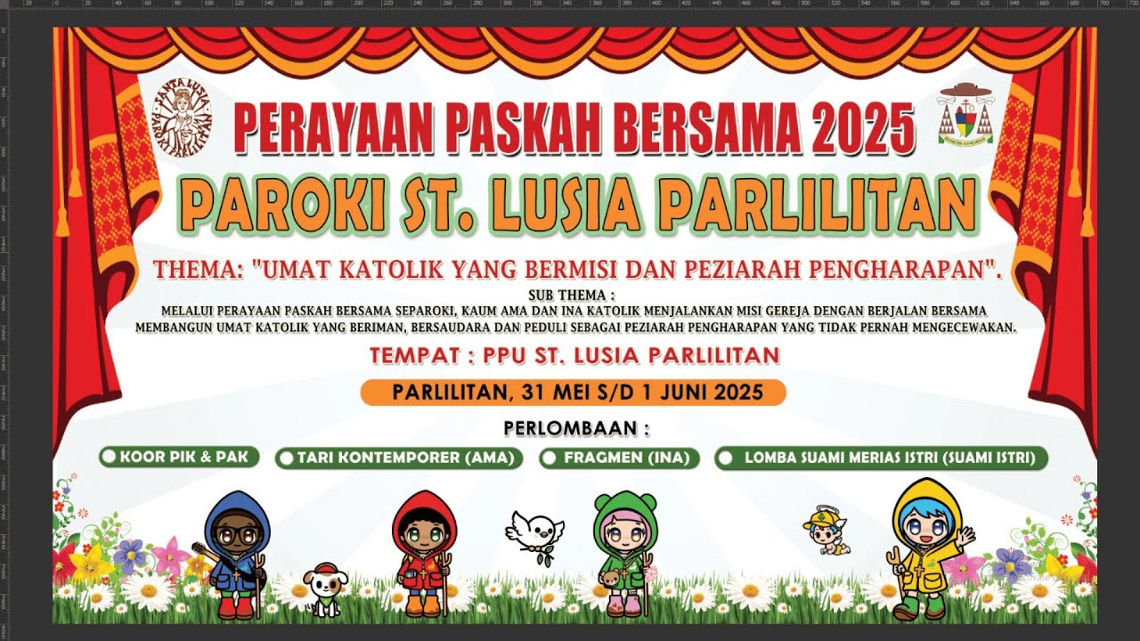PERAYAAN PASKAH BERSAMA 2025 PAROKI ST.LUSIA PARLILITAN