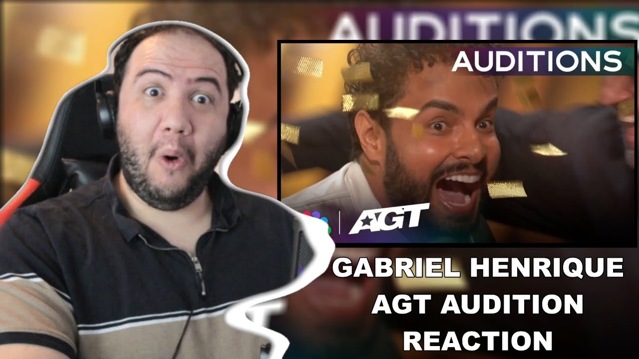 GABRIEL HENRIQUE REPRESENTS BRAZIL 🇧🇷 IN AGT AUDITION! T PAUL REACTS | RUN TO YOU - Whitney Houston