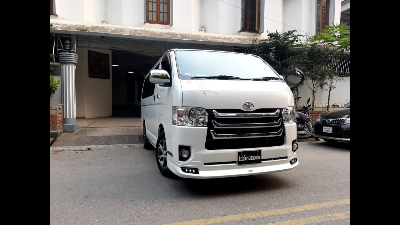 TOYOTA HIACE SUPER GL 2016 PEARL | RECONDITIONED | RELIABLE AUTOMOTIVE | UTTARA | 01762937702