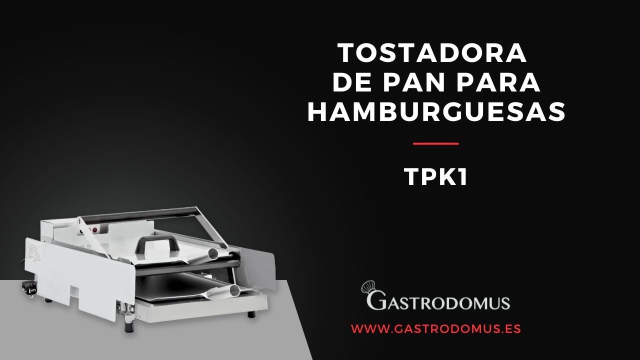 Tostadora de pan para hamburguesas mod. TPK1