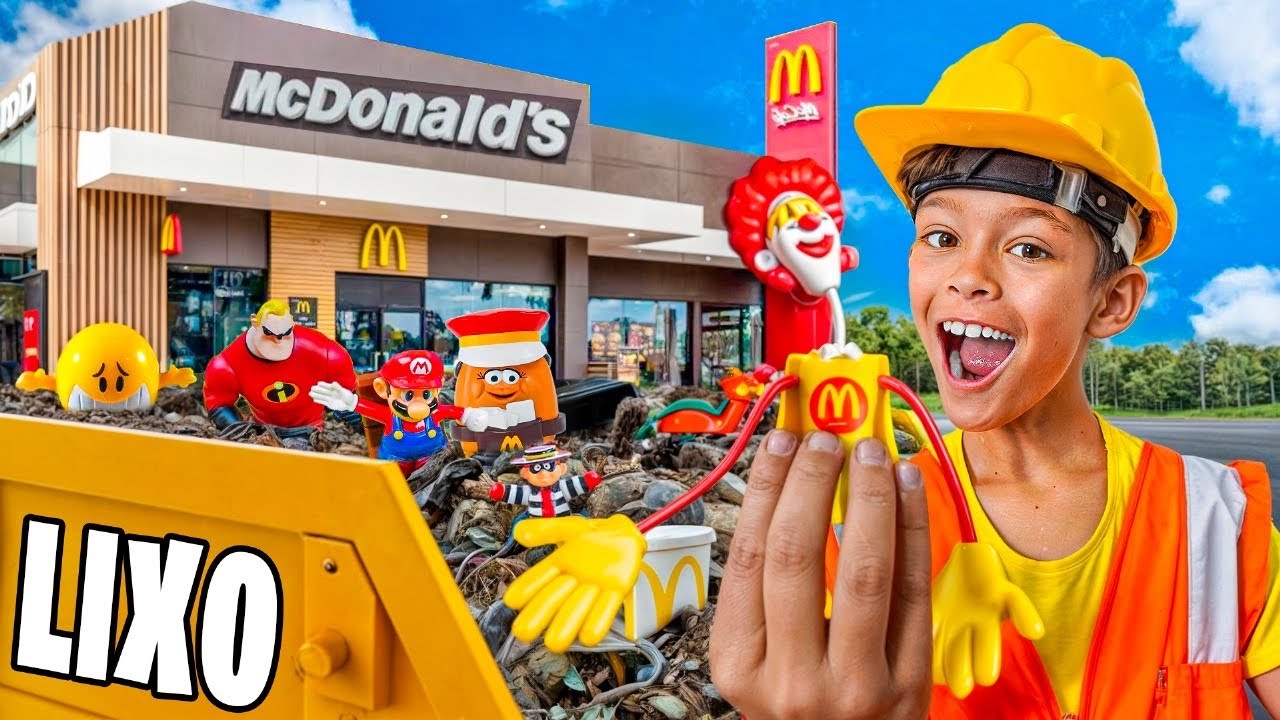 МЫ ПОШЛИ НА СВАЛКУ MC DONALD'S И НАШЛИ ВСЕ ИГРУШКИ