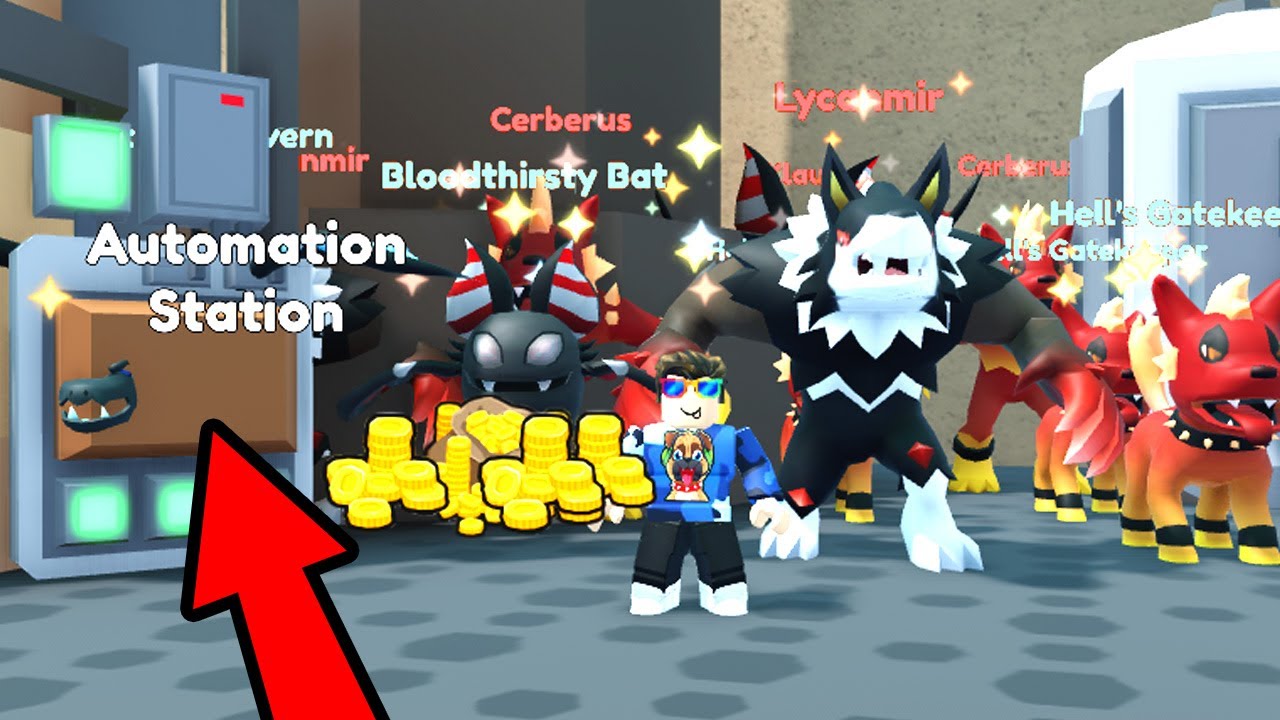 Buying Automation Station For Big Gold Boost In Roblox Collect All Pets!