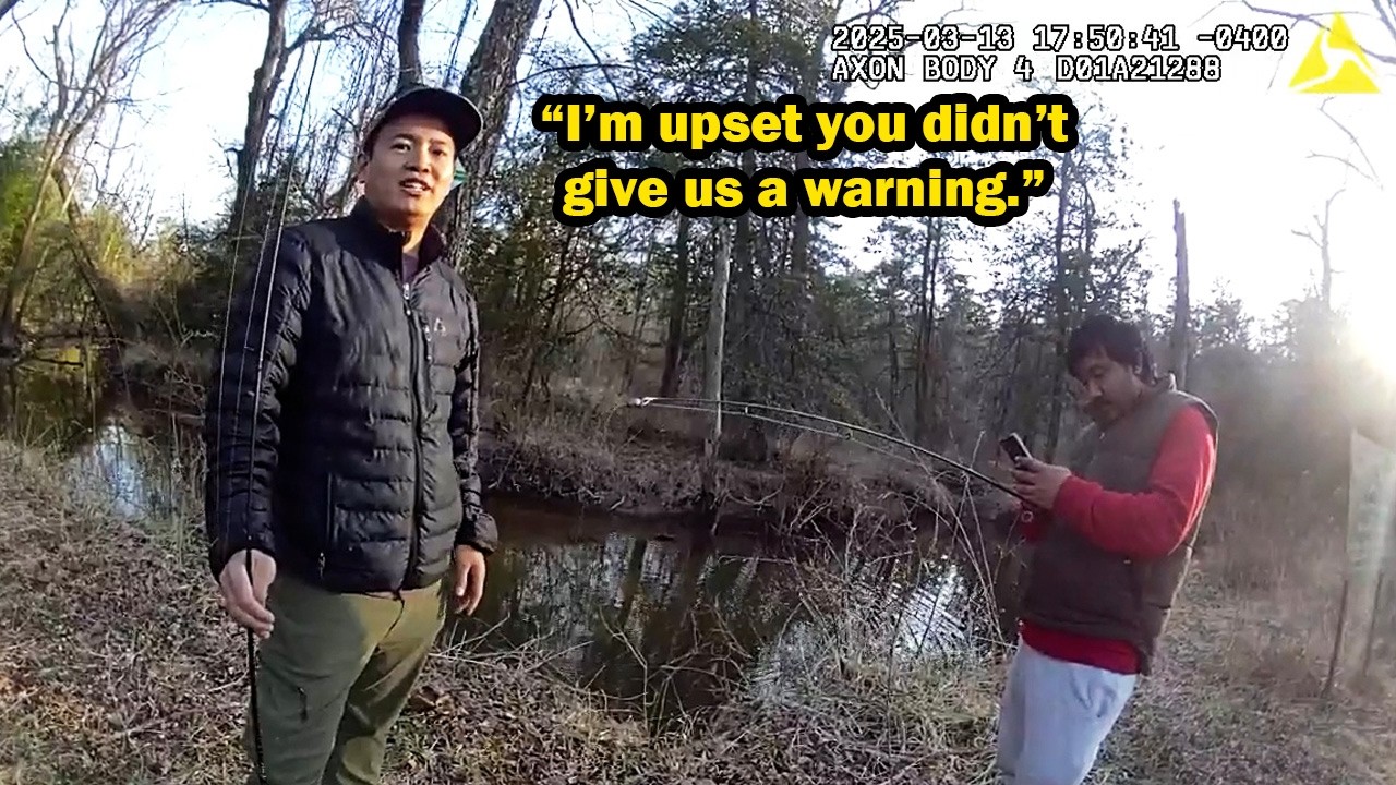 Upset That He Didn't Get a Warning - Fishing in Closed River