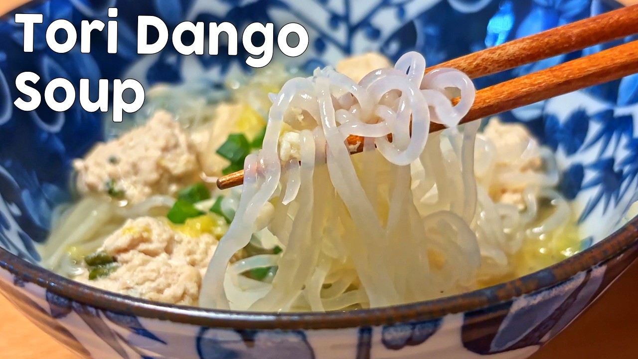Суп «Тори Данго» | Согревающий и согревающий рецепт 🍲✨