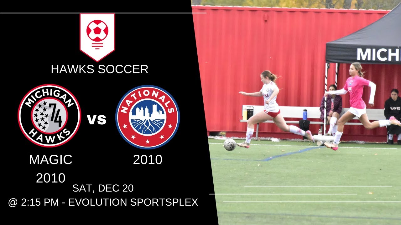 Hawks Magic 2010 Girls ECNL vs Nationals 2010 ECNL 12 20 25   4K