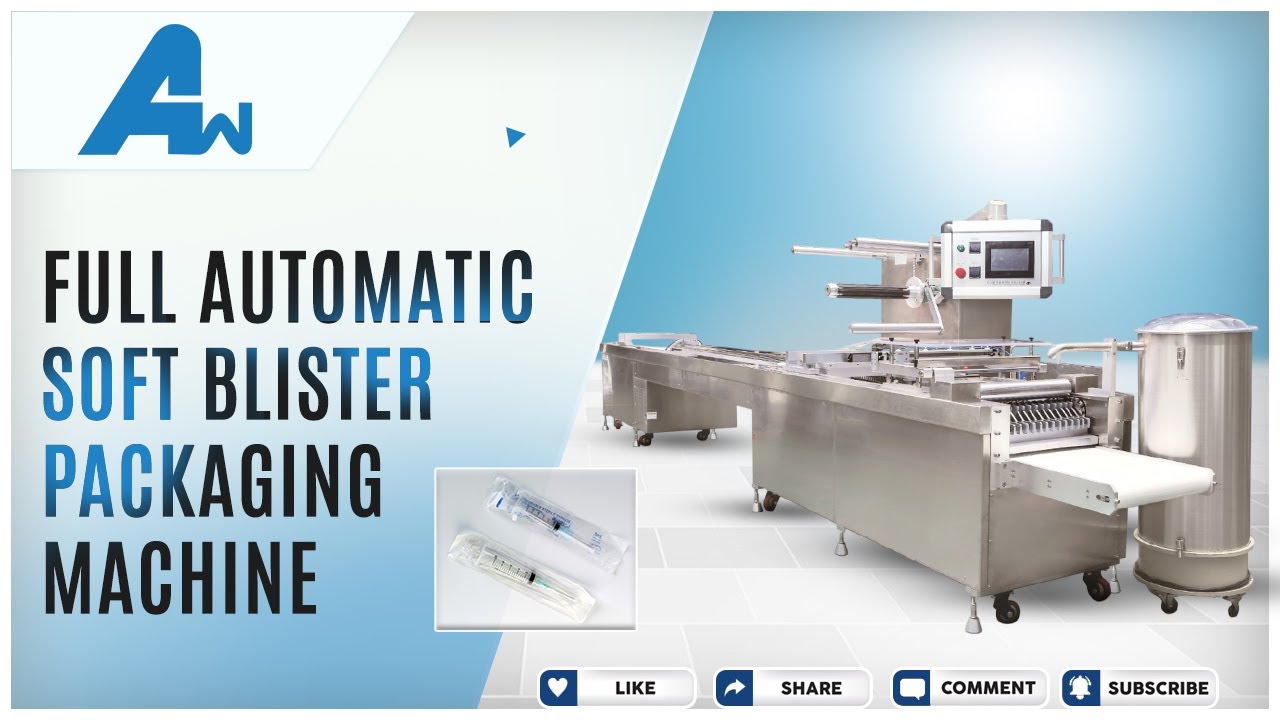 Full Automatic Soft Blister Packaging Machine for Syringes | Alliedway India