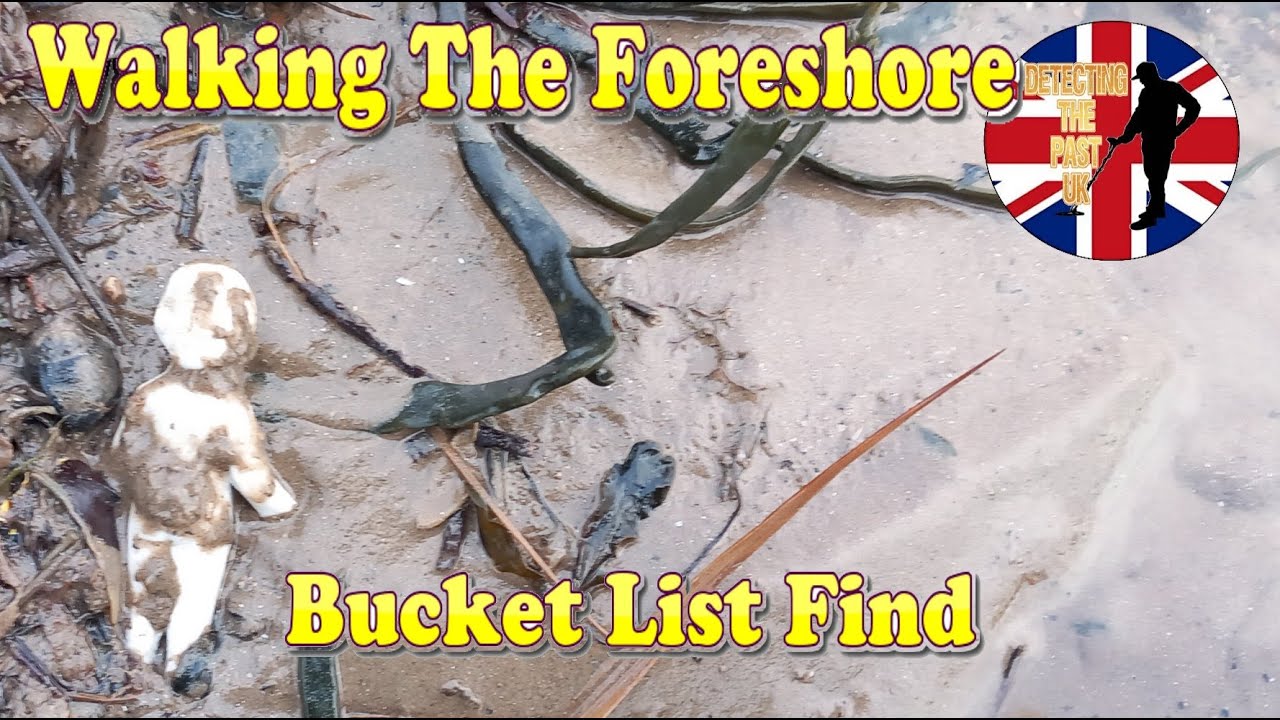 Mudlarking UK / Mudlarking At A local Foreshore | Frozen Charlotte Doll 1800s