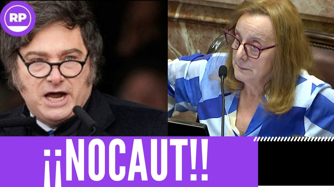 ¡¡SE PICÓ!! ALICIA KIRCHNER LE LLENÓ LA CARA DE DEDOS A MILEI EN EL SENADO
