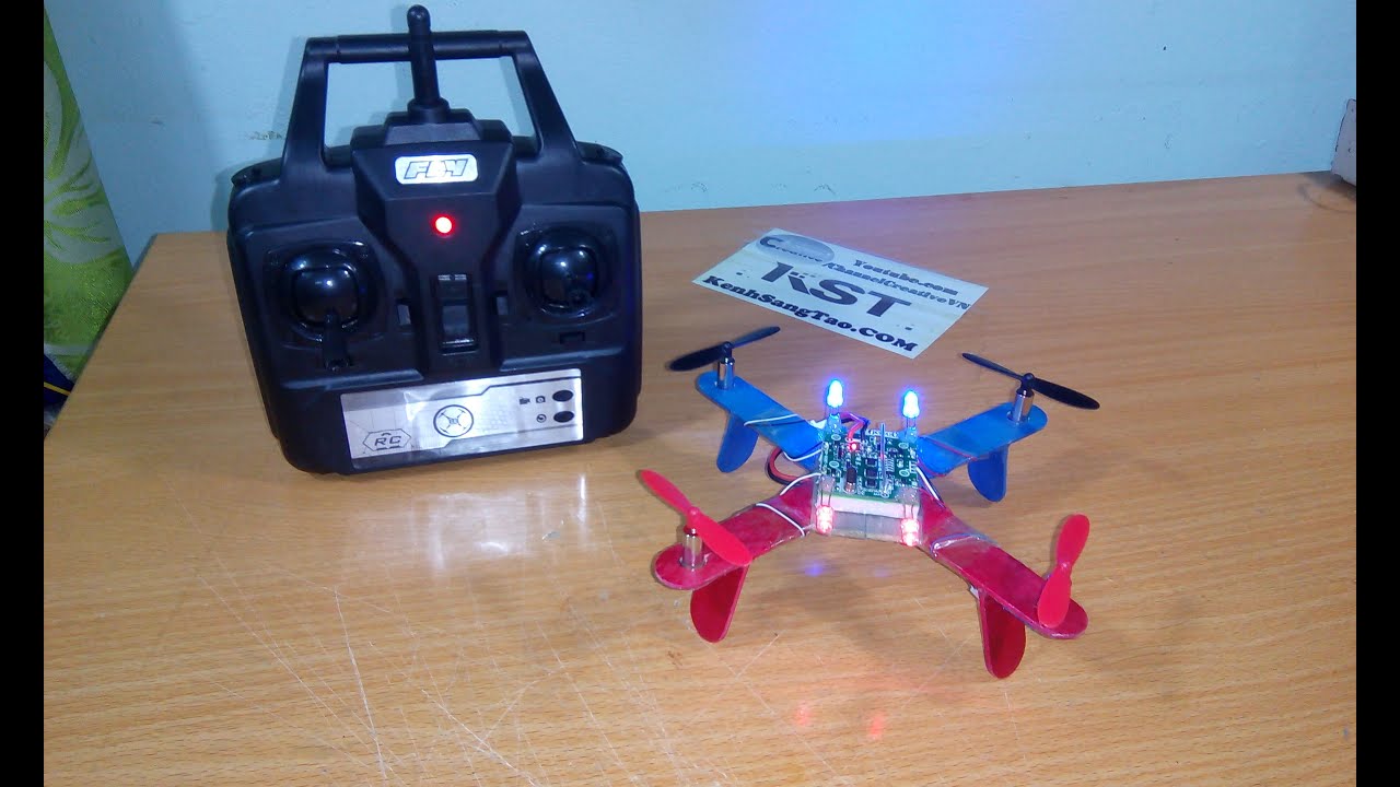 DIY Mini Quadcopter - How to build a quadcopter V2