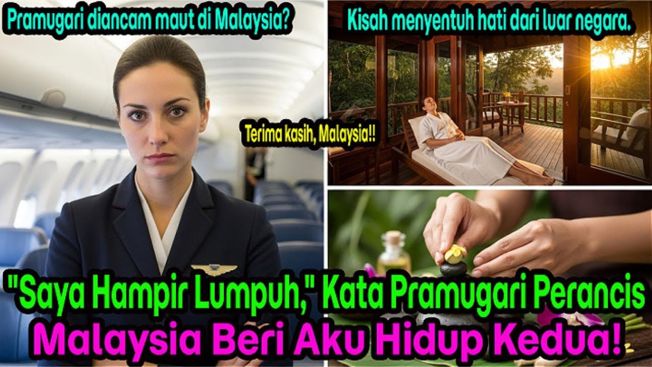 Doktor Eropah angkat tangan, kearifan purba Malaysia pulihkan kerjaya pramugari Perancis ini.