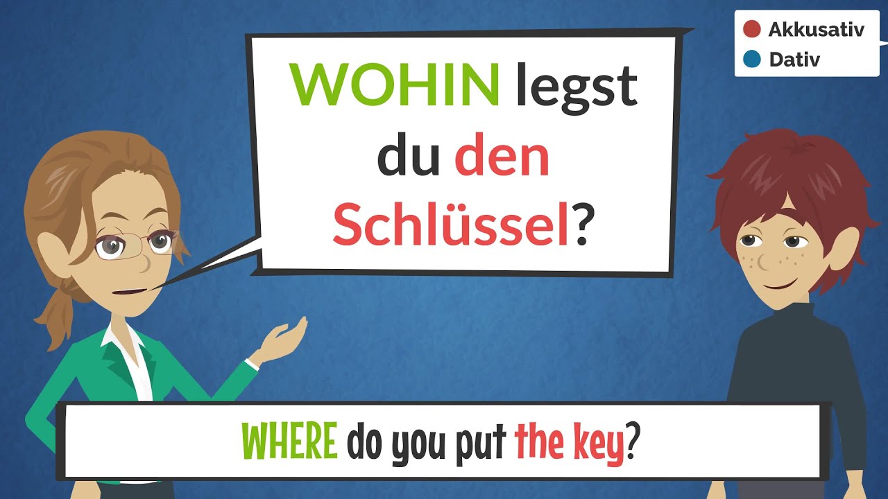 Deutsch lernen mit Dialogen | der Akkusativ | german grammar | Deutsch A2