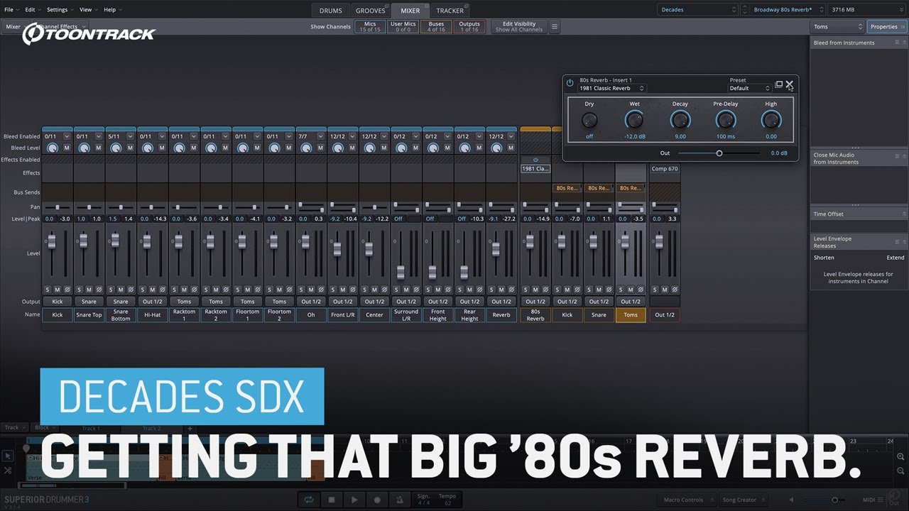 Decades SDX – Getting That Big ’80s Reverb