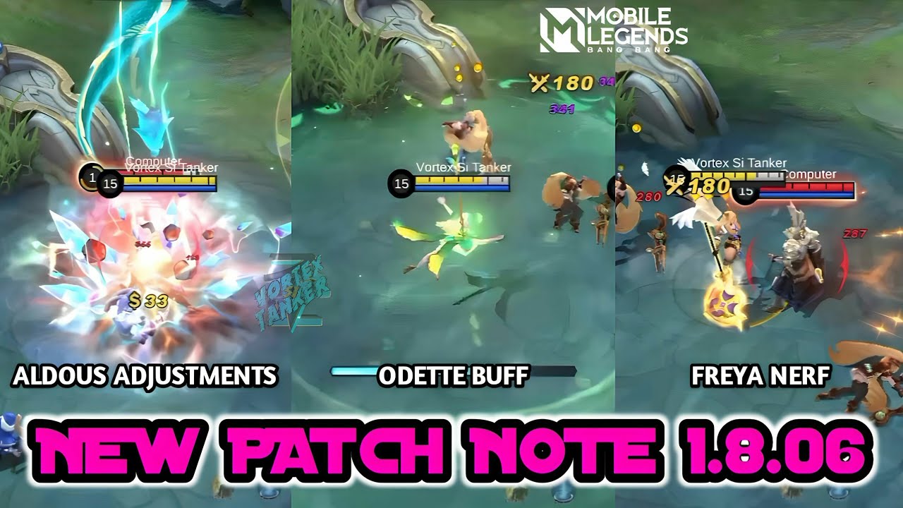 Zilong Nerf | Ixia Buff | Alice Adjustments | Floryn Buff | New Patch Notes 1.8.06 | Mobile Legends