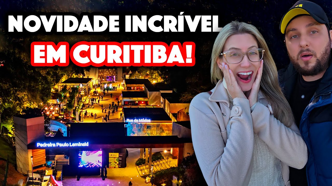 NOVA ATRAÇÃO EM CURITIBA: TOUR COMPLETO PELA RUA DA MÚSICA + PÔR DO SOL NO PARQUE TANGUÁ
