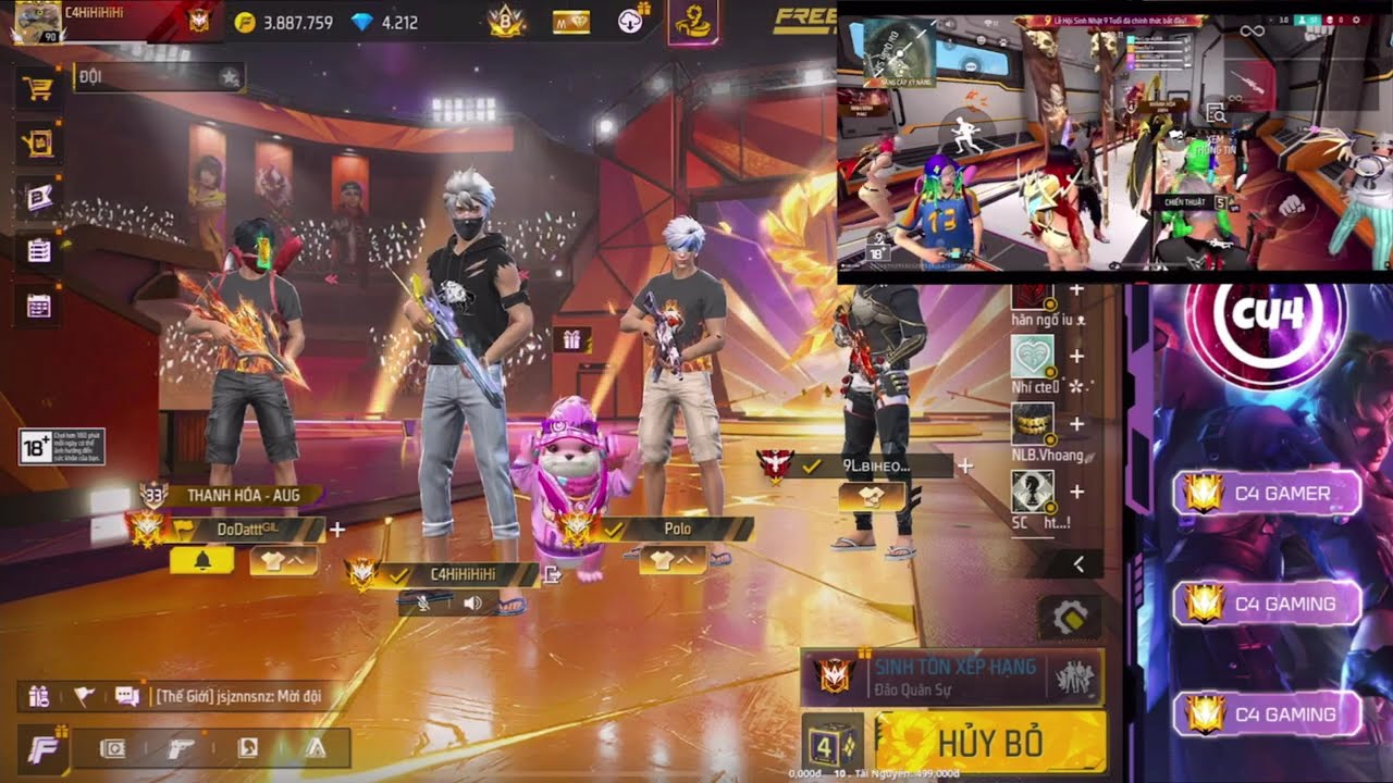 C4 LẦN ĐẤU Đ&Aacute; LIVE B&Aacute;C GẤU V&Agrave; C&Aacute;I KẾT