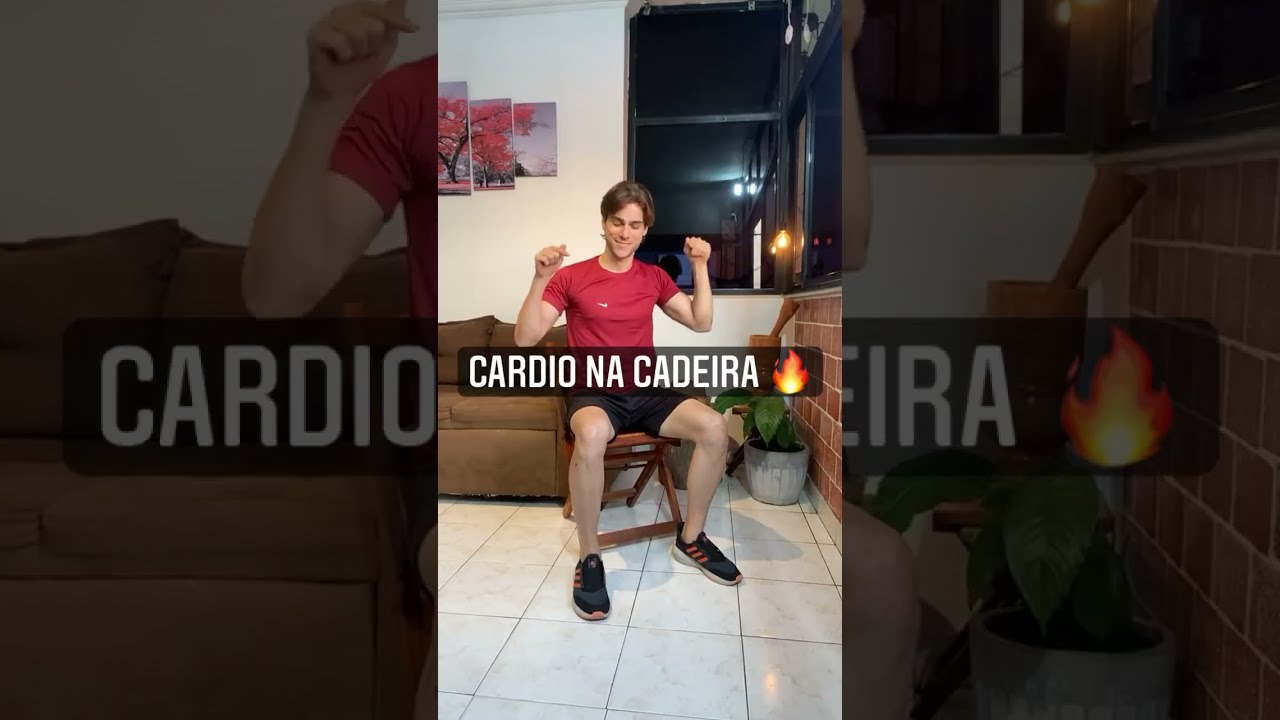 Treino na cadeira para perder peso