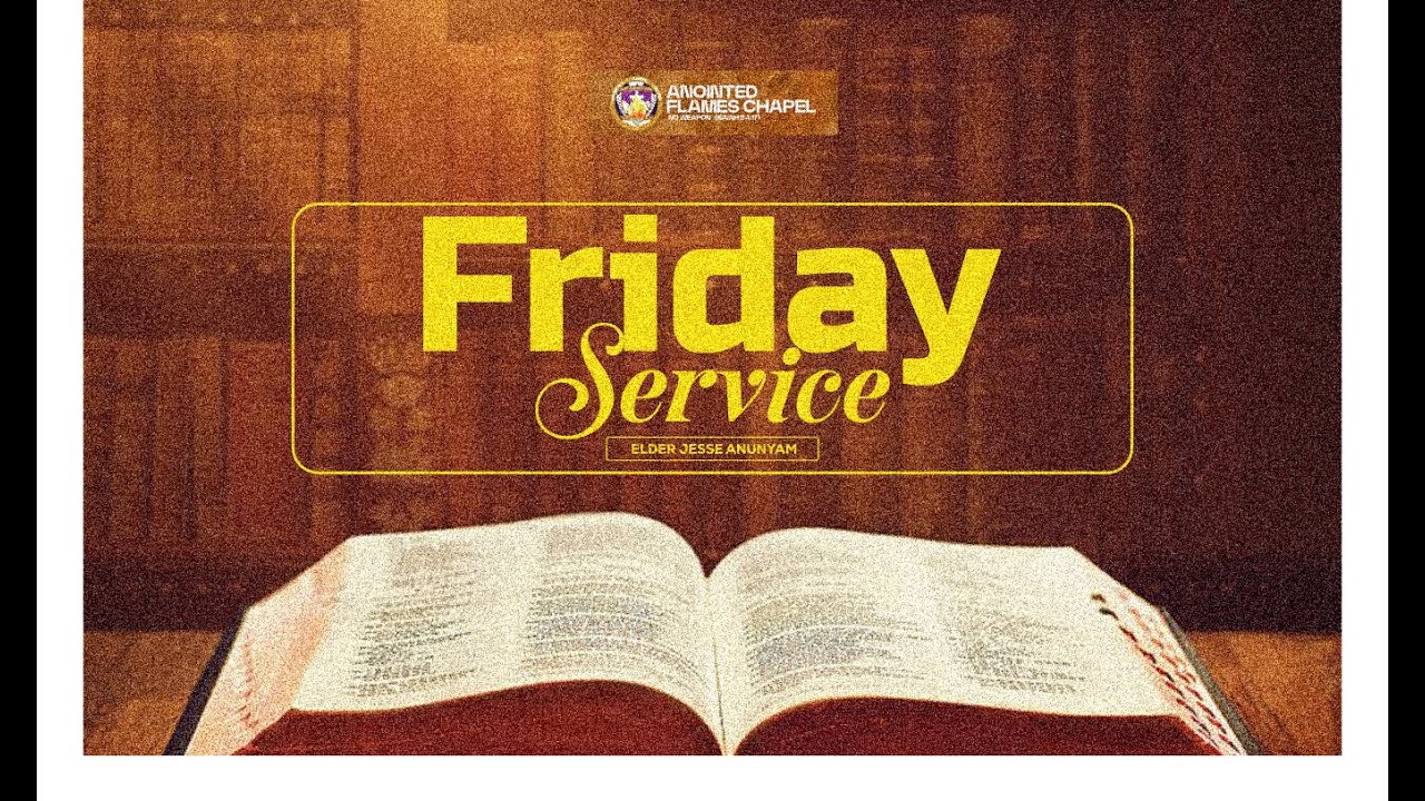 DO WHAT PLEASES YAHUAH ALWAYS AND HE WILL NOT DEPART FROM YOU | ELDER JESSE ANUNYAM | FRIDAY SERVICE