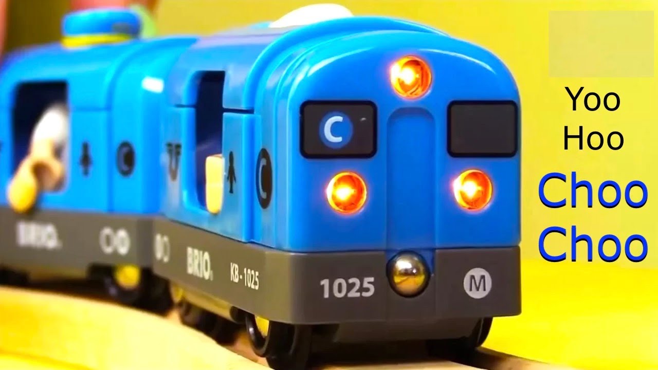 Yoo-hoo CHOO-CHOO! - Brio Toy Trains - Videos for Kids