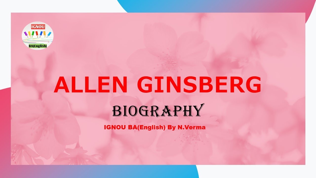 Allen Ginsberg Biography