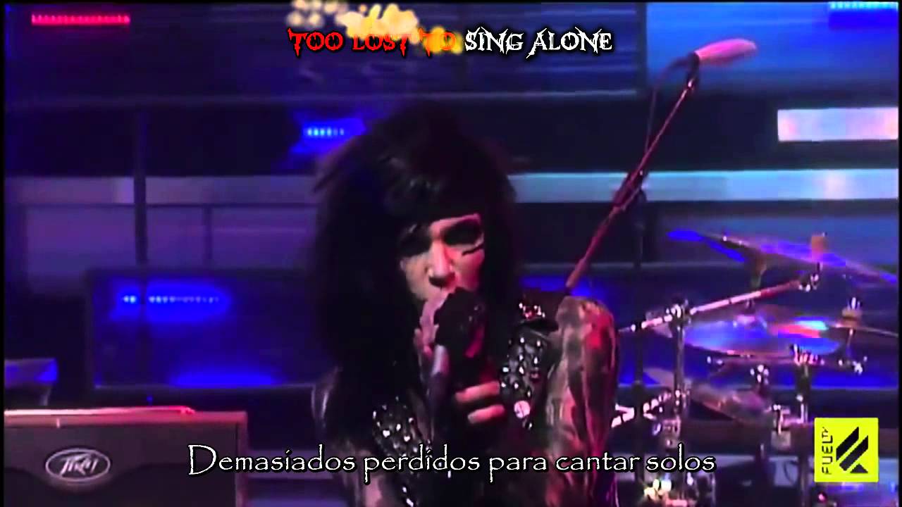 Black Veil Brides  Fallen Angels Live Sub español y karaoke