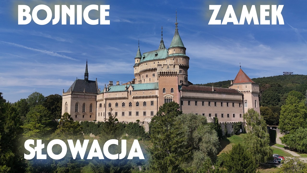 BOJNICE - ZAMEK (Słowacja, Trenčiansky kraj, okres Prievidza) okiem drona