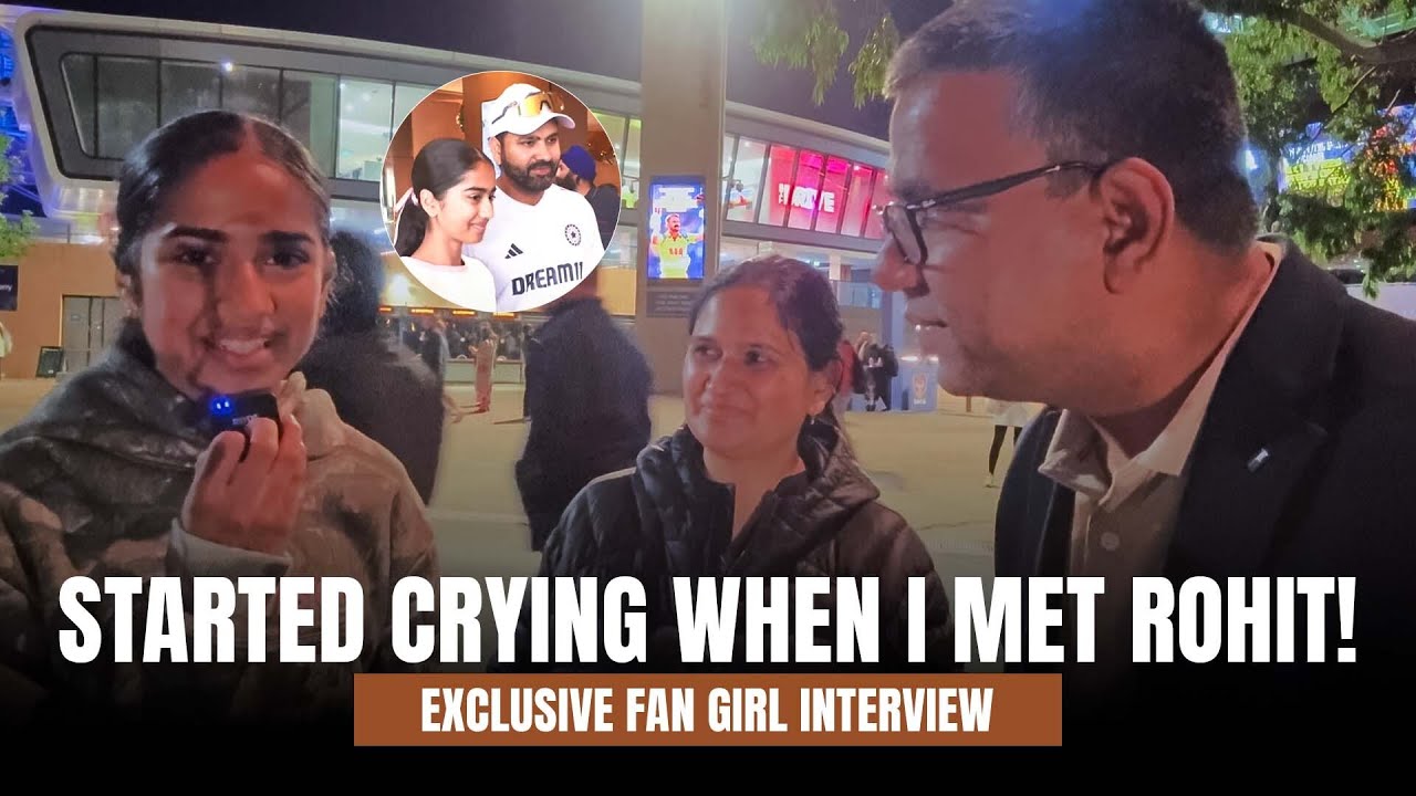 Exclusive: Rohit Sharma’s Fan Girl Speaks After Stunning Adelaide Knock! ft @Vimalwa
