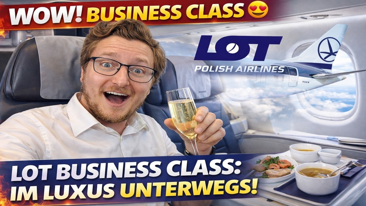 Last-Minute UPGRADE in die LOT Business Class: Ist es das wert?