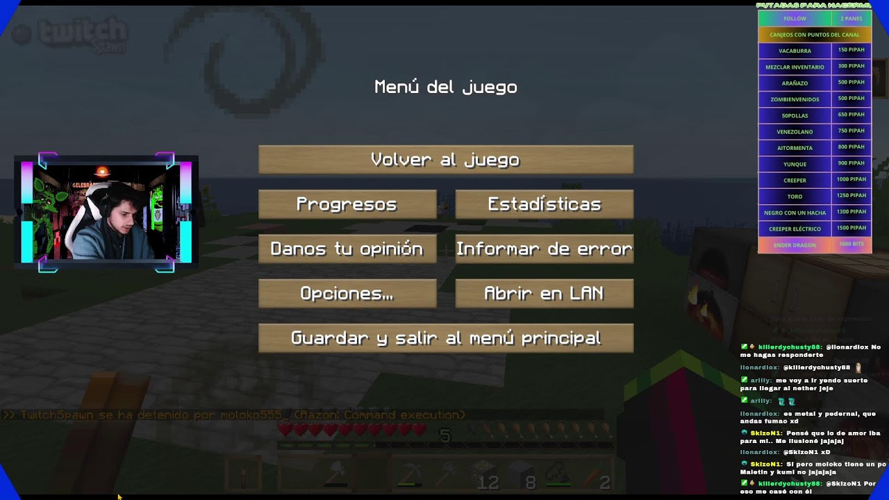 MINECRAFT Streamer vs Chat 2