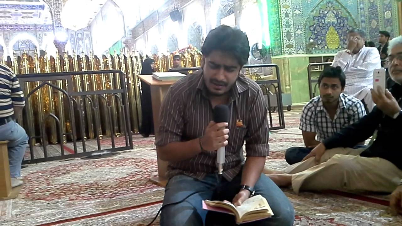 Majlis in Haram Imam Hussain AS