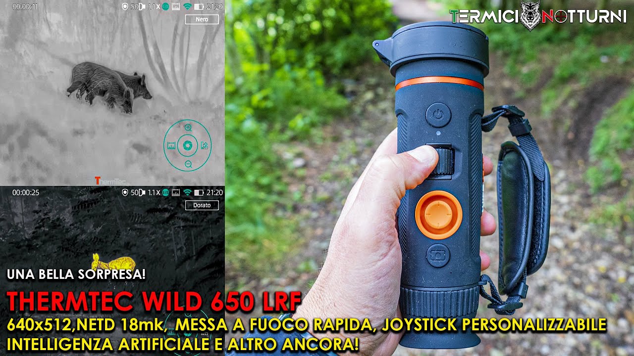 ThermTec WILD 650 L: visore termico con intelligenza artificiale e prestazioni sorprendenti