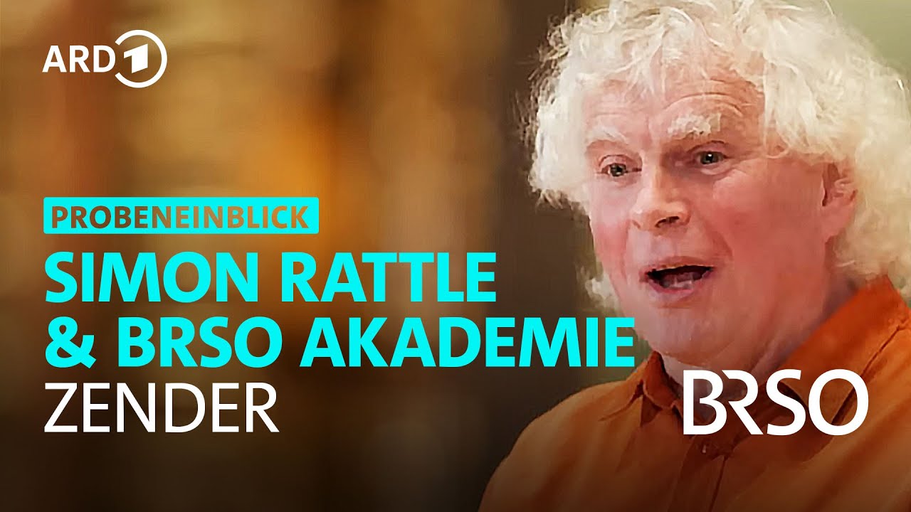 Rehearsal Hans Zender - Winterreise | Allan Clayton | Simon Rattle | BRSO Academy