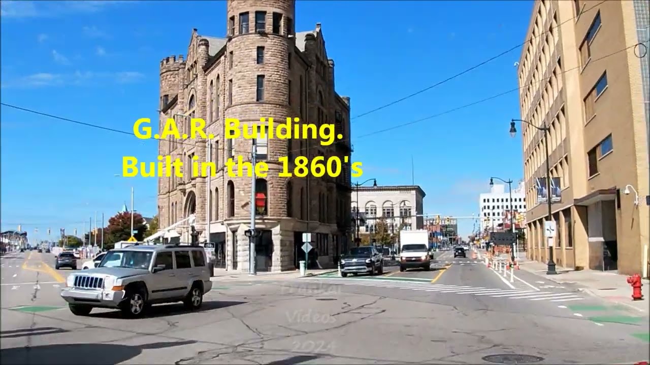 Lafayette; Cass/Ledyard; District Detroit; G.A.R. Building. October, 2024 Drive. Masonic Temple.