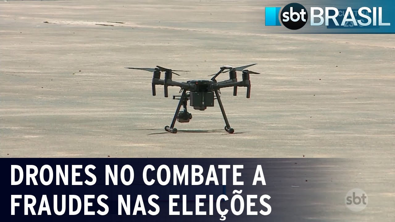 PF vai usar drones para combater fraudes nas Elei&ccedil;&otilde;es 2020 | SBT Brasil (27/10/20)