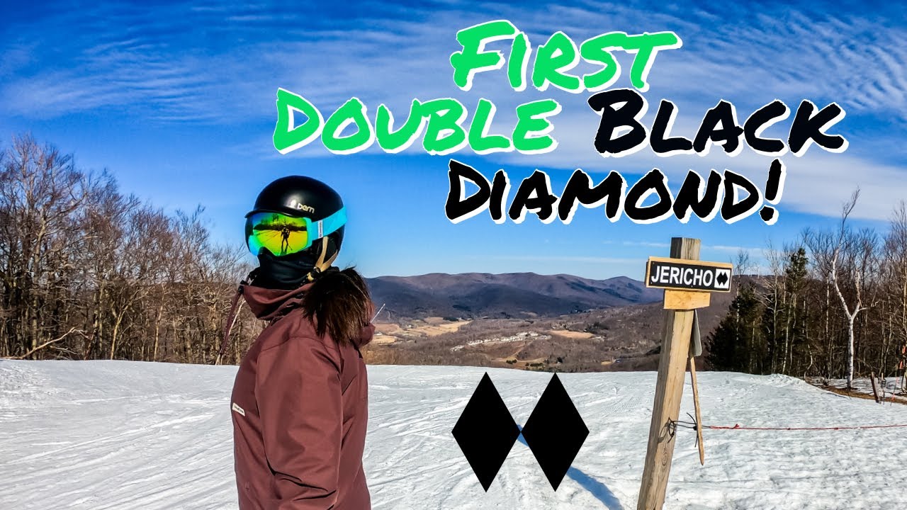 First Beginner Double Black Diamond | Jiminy Peak MA Ski + Snowboard Video