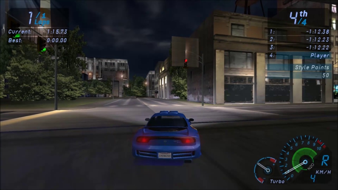 NFSU1 - Hidden Area under Highway 1 (Custom Collision)