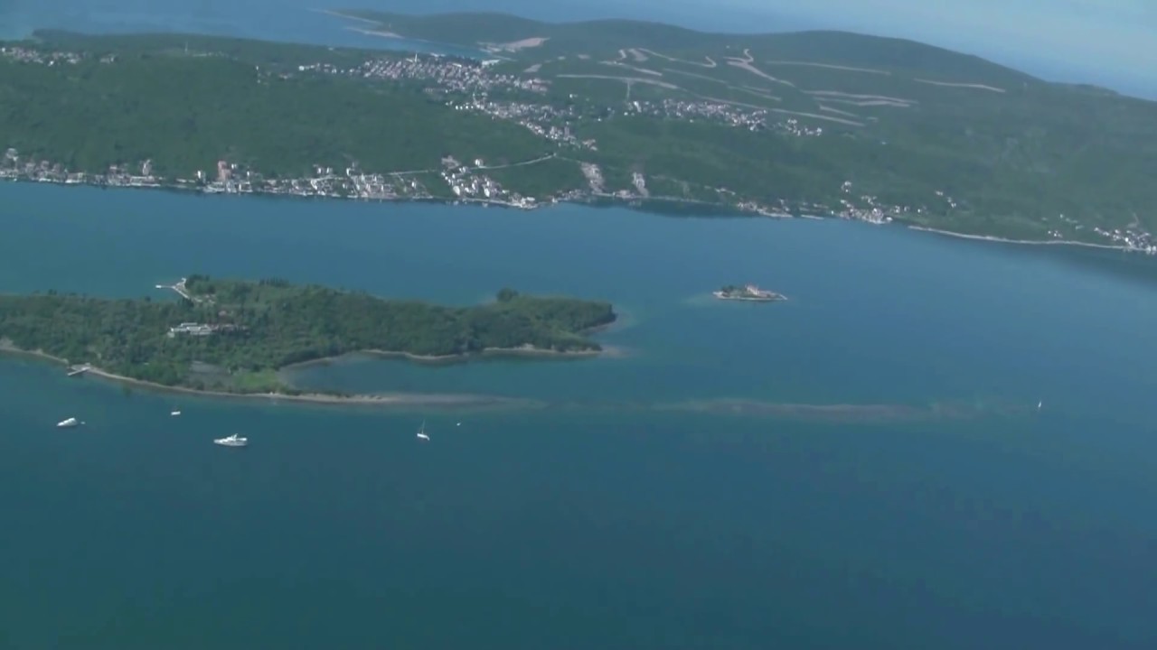 Takeoff from Tivat airport, Montenegro