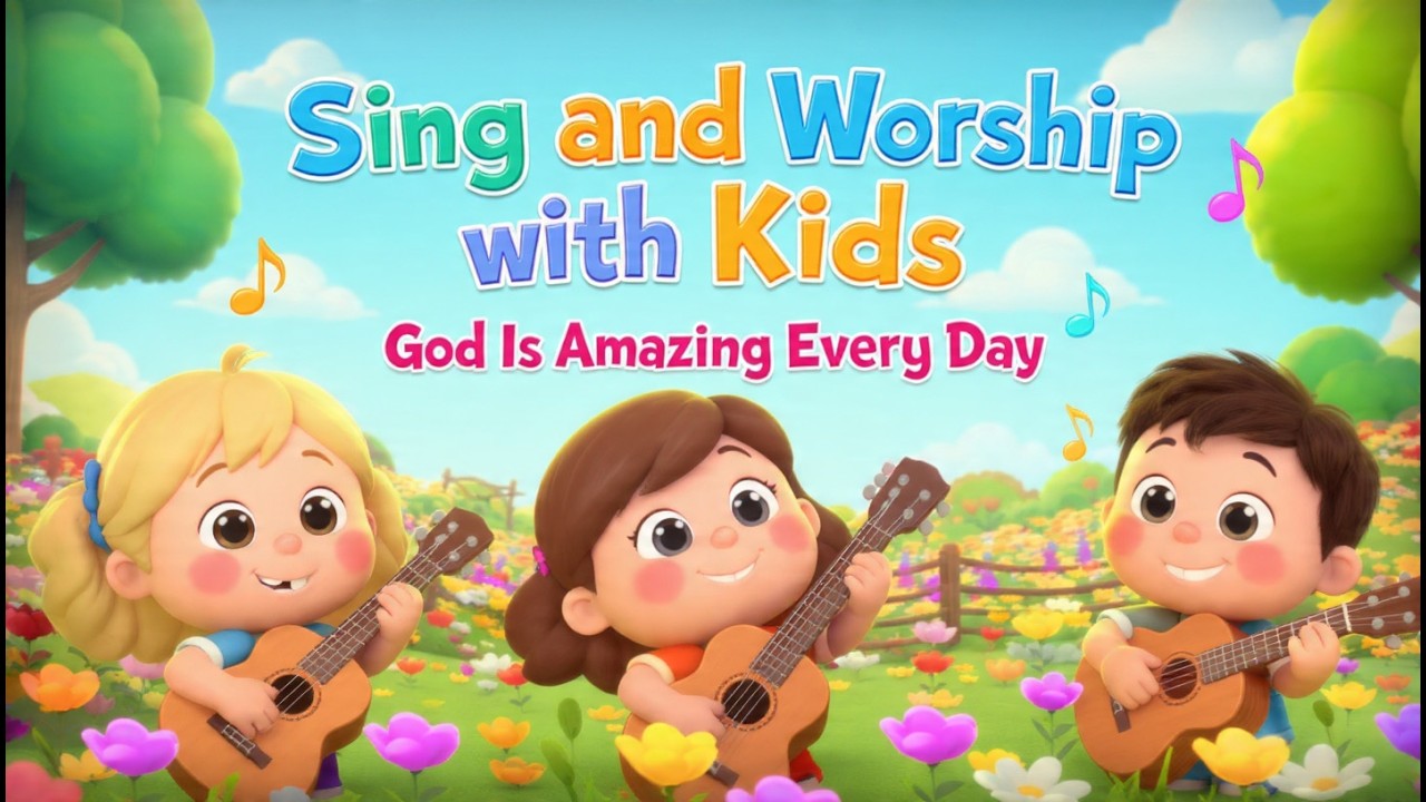 Sing & Worship with Kids |God Is Amazing Every Day! #KidsWorship #SundaySchoolSongs#PraiseAndWorship