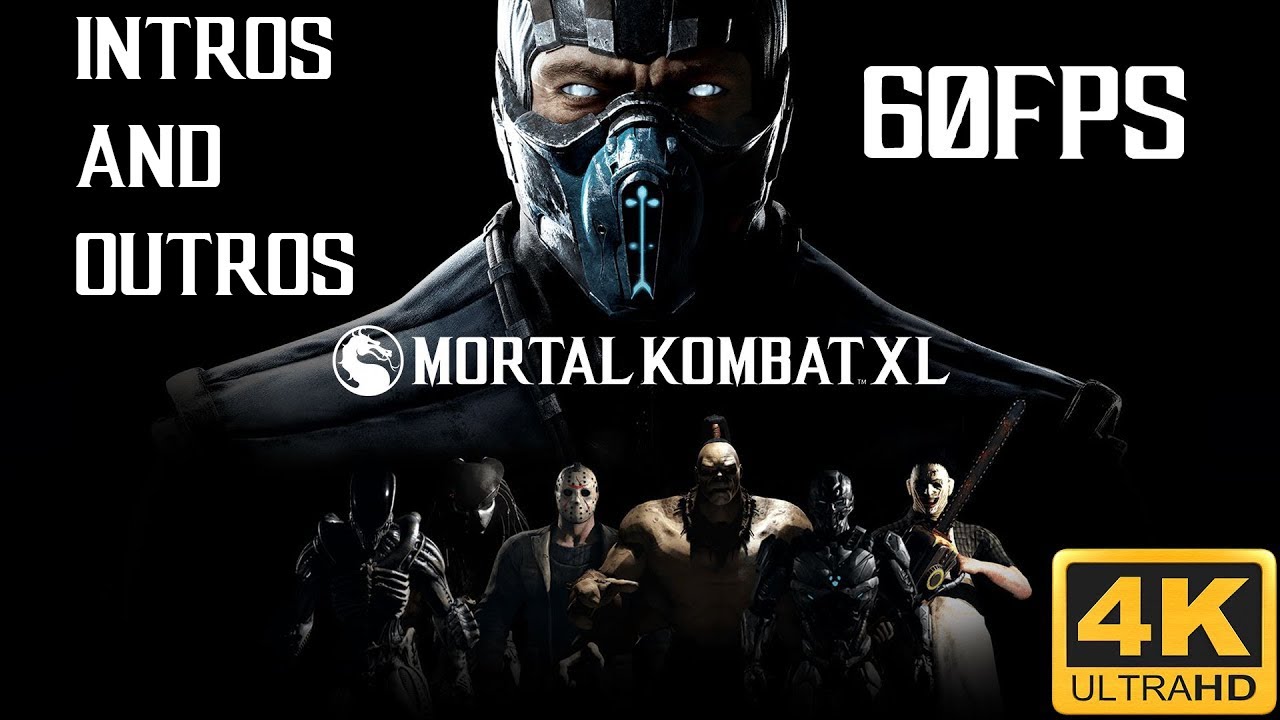 Mortal Kombat XL — все вступительные и заключительные анимации — без интерфейса (4K 60 кадров в с...