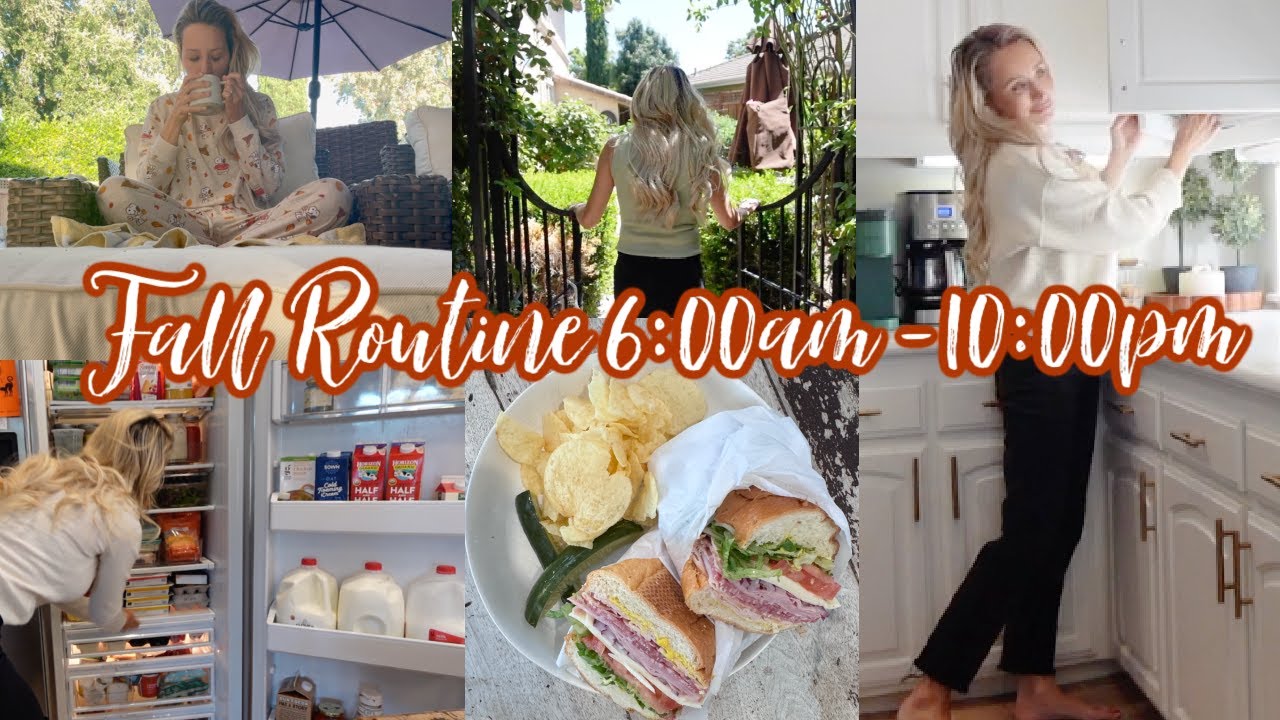 FALL SEASON & BACK TO SCHOOL ROUTINE // 6:00AM -10PM // MOM OF 4 KIDS